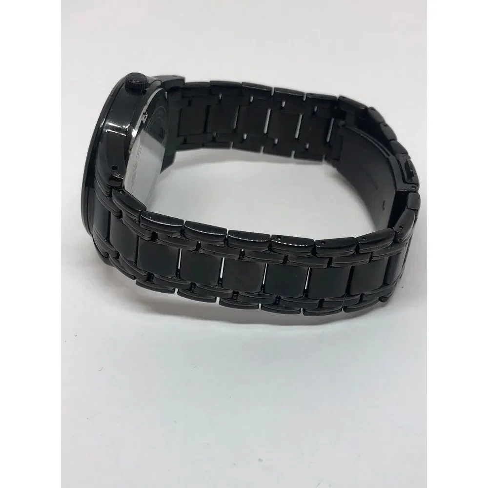 Relic ZR12053 Men's Black Stainless Steel Analog Black Dial Quartz Watch HO174